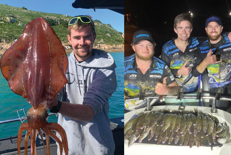 whiting and squid fishing oreely